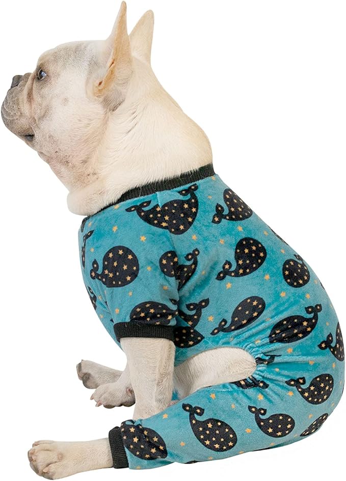 CuteBone Soft Puppy Pajamas Cute Dog Pjs Jumpsuit P143XS X-Small