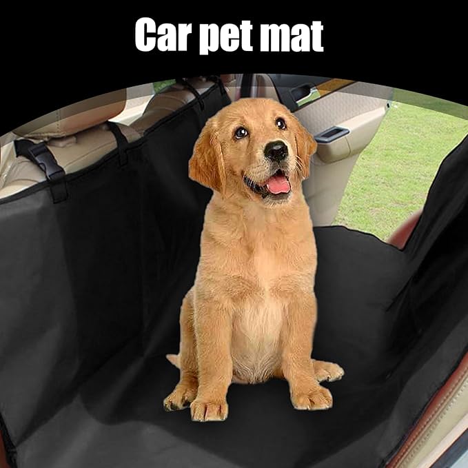 Hawyet 1 PC Car Back Seat Cover for Dogs 53.1In x 53.1In Pet