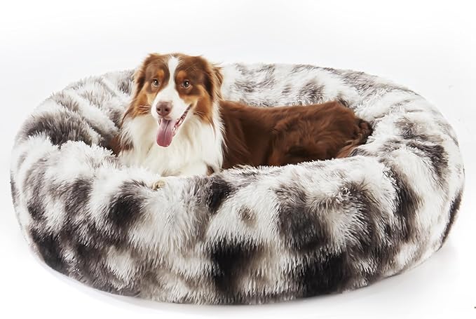 Calming Dog Bed for Small Dogs 20", Ink