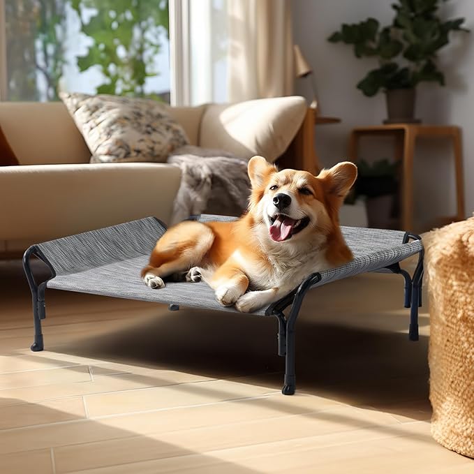 Veehoo Cooling Raised Dog Bed