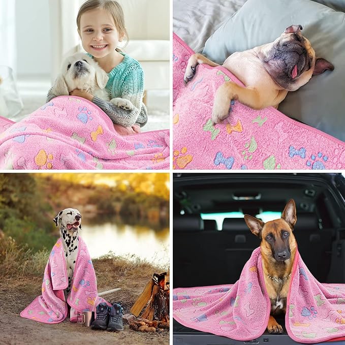 Dono 1 Pack 3 Dog Blankets for Small Dogs (40 * 30")