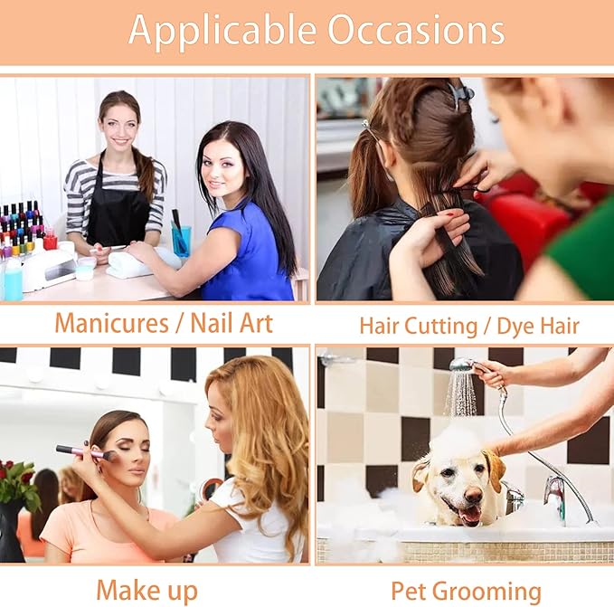 Gliitatu Dog Grooming Smock Barber Jackets for Women