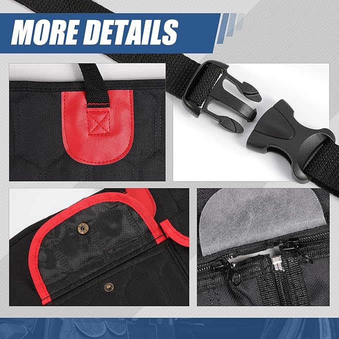 Auto Dynasty Hammock Style Waterproof Pet Dog Back Seat Protector Cover with Center Mesh Window and Anti-Slip Padding for Cars