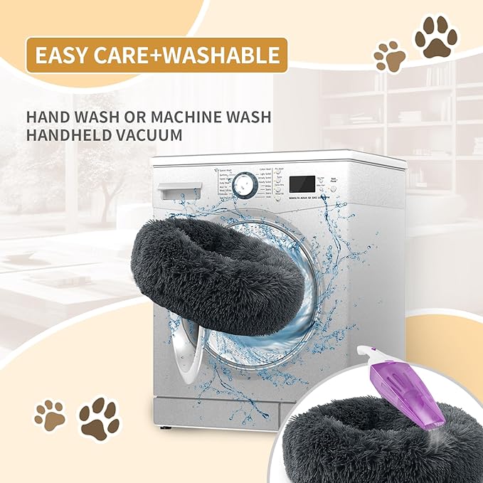 Dog Bed Comfiest Indoor Calming Waterproof Bedding Washable