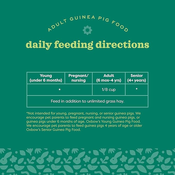 Oxbow Essentials Adult Guinea Pig Food 25 lb.