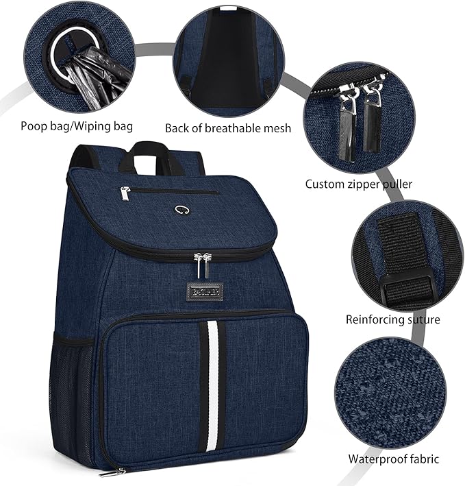 BAGLHER丨Dog Travel Bag 2 Silicone 2 Food
