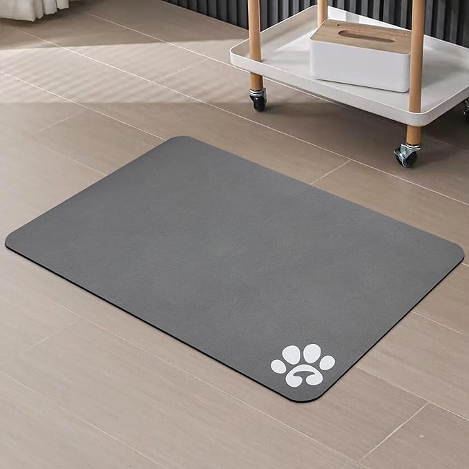 YCT Pet Cat Food Mats for Dog Food Mat Logo,24 x 16.9 inches,