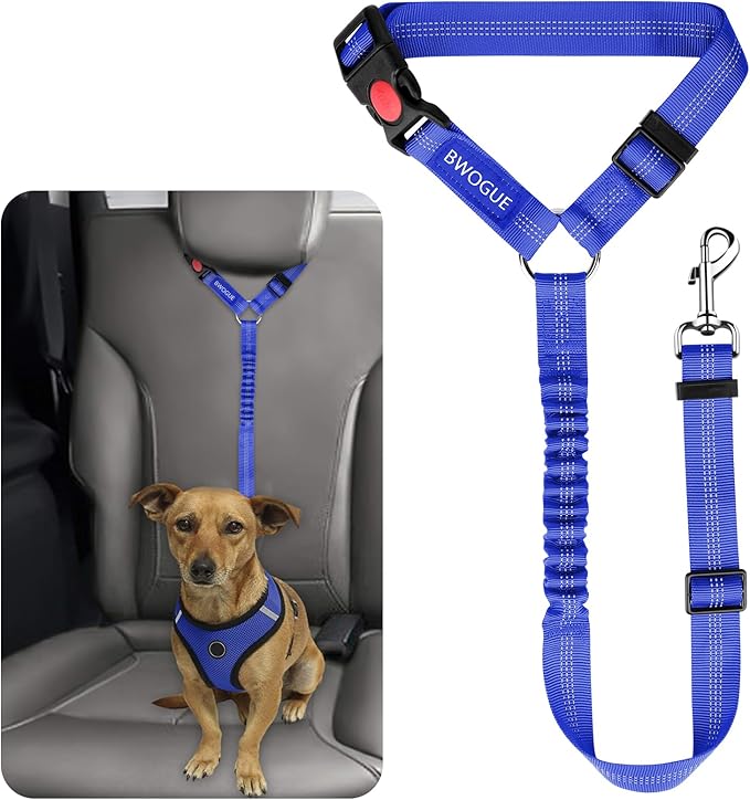 BWOGUE Pet Dog Cat Seat Belts (1 Pack)