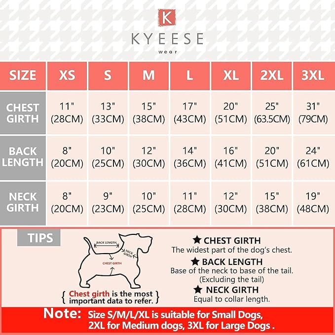 KYEESE Dog Pajama for Large Dogs with Dinosaur Soft Material Stretchable Dog Pajamas Onesie Dog Apparel