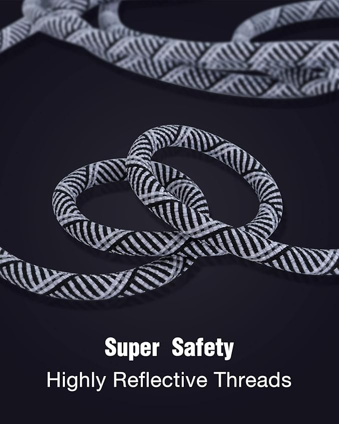 Long Dog Leash with Reflective Threads 15FT 20FT 30FT 50FT
