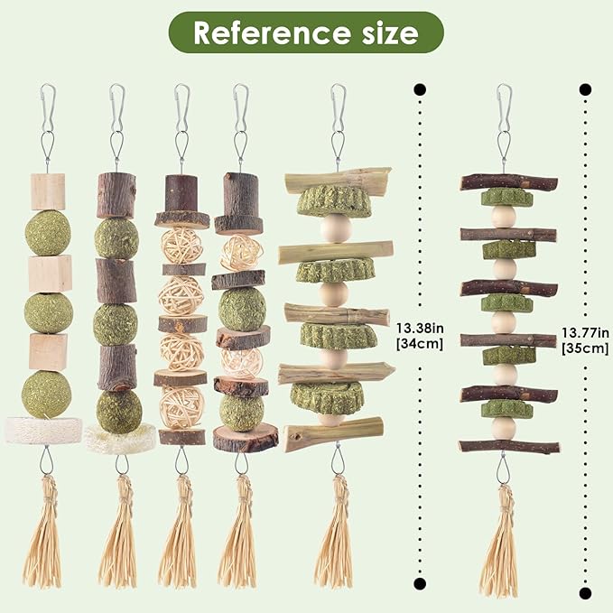 Bissap 6PCS Bunny Chew Toys