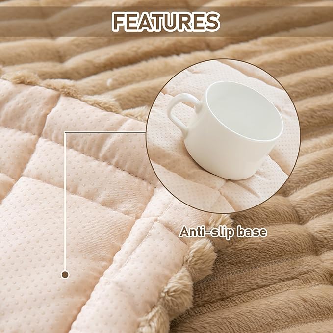 LiveGo Fuzzy Couch Covers for Pets 70x210 cm/27.6x82.7