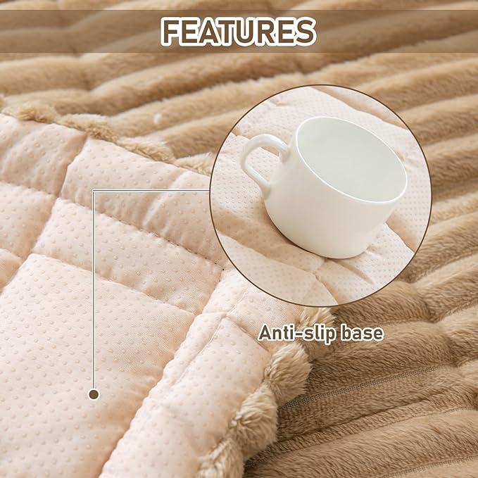 LiveGo Fuzzy Couch Covers for Pets 70x180 cm/27.6x70.9