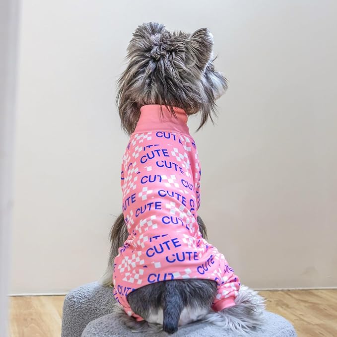 CuteBone Turtleneck Dog Pajamas Pet Clothes Thermal Dralon Onesie Cashmere High-Necked Puppy Pjs Coat GP02L