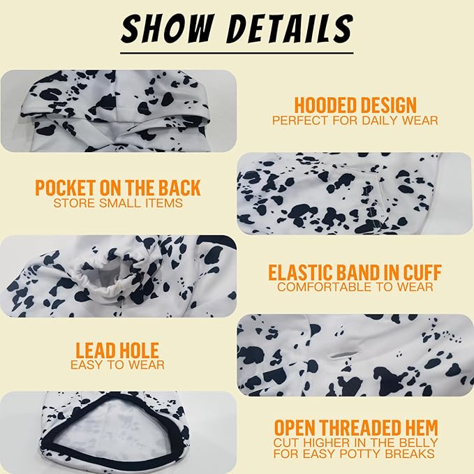 Dalmatian Print Dog Costume