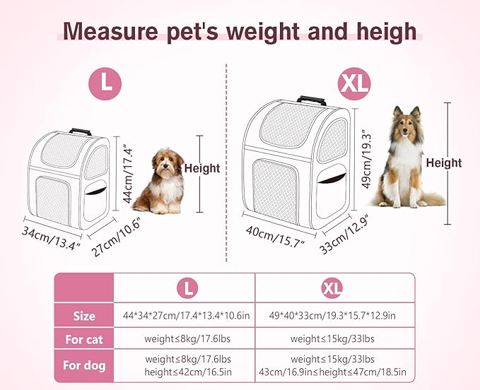 Pecute Cat Backpack Carrier