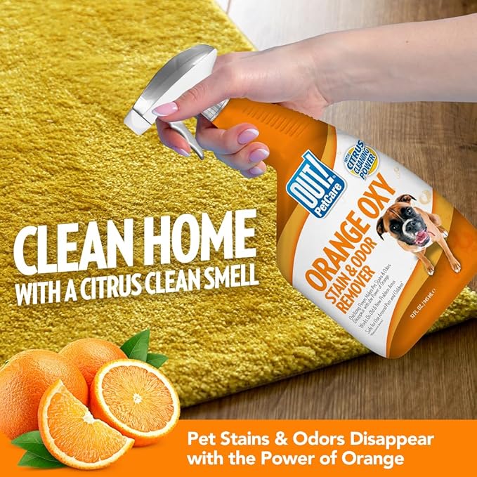 OUT! PetCare Orange Oxy Stain & Odor Remover 32 oz 2)