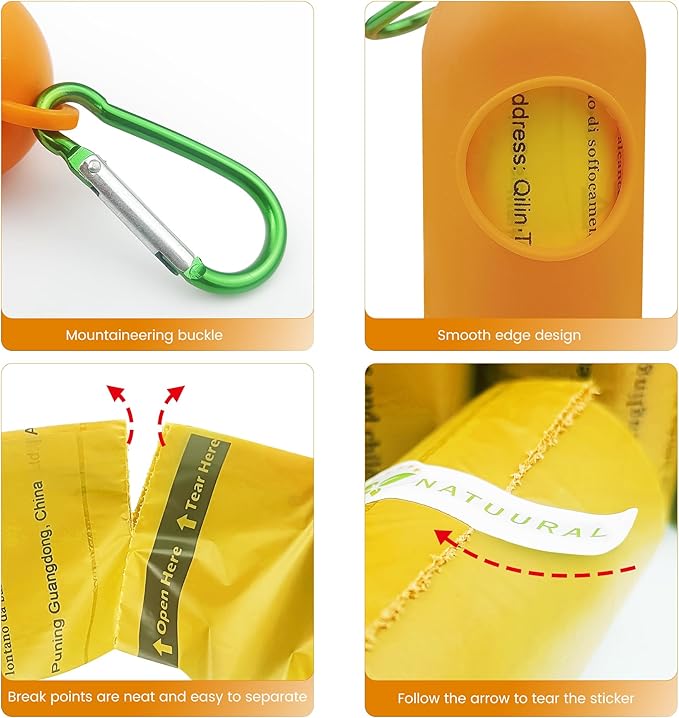 Poop Bags for Dogs-1050 Counts 70 Rolls 9x13 Inch, 100% Leak