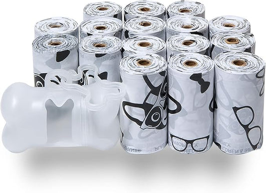 Best Pet Supplies Dog Poop Bags (240 Bags) for Waste Refuse Cleanup