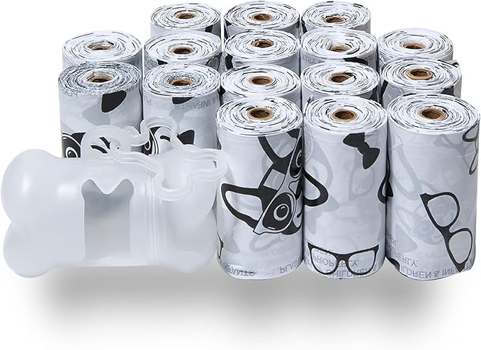 Best Pet Supplies Dog Poop Bags (240 Bags) for Waste Refuse Cleanup