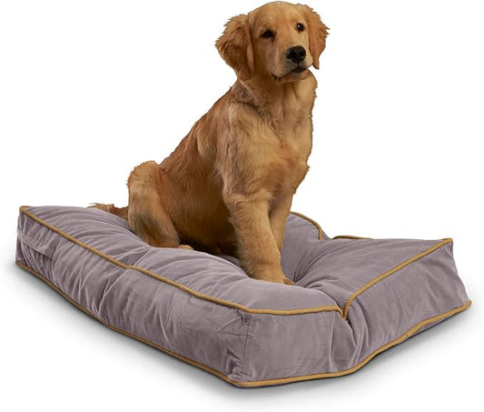 Buster Reversible Rectangle Pillow Style Dog Bed (36 x 24 in.)