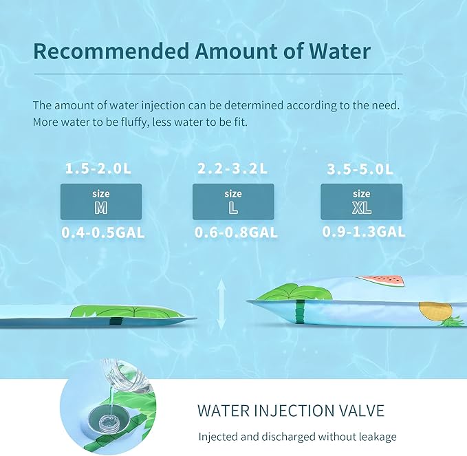 Norvy Pet Cooling Mat Pressure Activated Cooling Mat for Large Dogs 43'' × 32'' Summer Gel Cooling Pad for Kennels Dog Beds Portable Cooling Blanket Water Injection