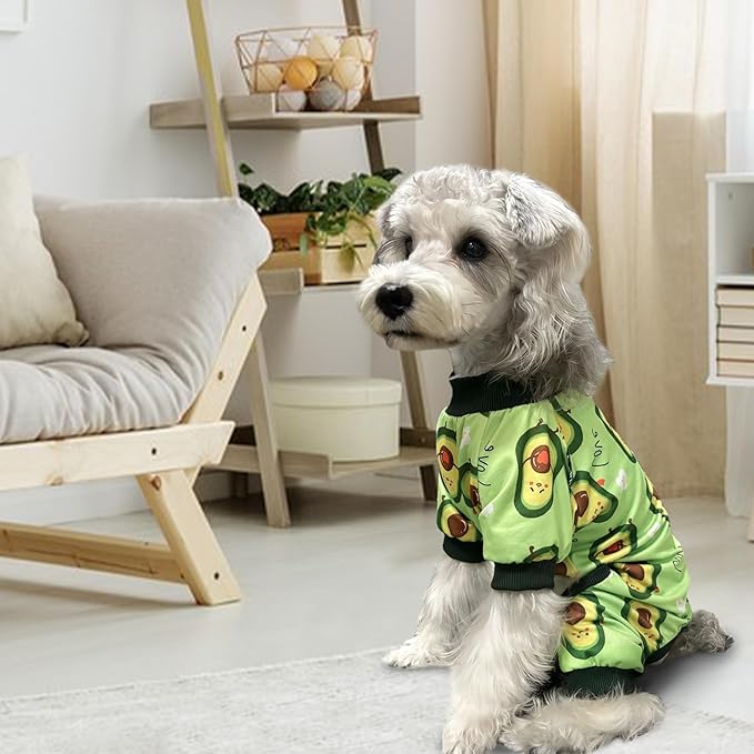 XPUDAC 4 Pack Dog Pajamas Soft Strechy Summer
