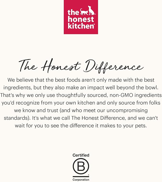 The Honest Kitchen Gourmet Grains Turkey & White Fish Recipe Dehydrated Dog Food 10 lb