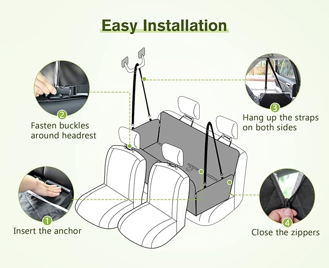 Pecute Back Car Seat Cover