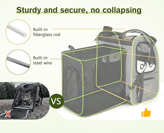 Pecute Pet Carrier Backpack