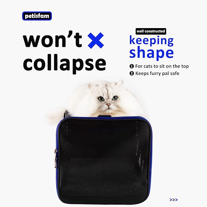 petisfam Easy Load Soft Pet Carrier Bag Cat for Medium