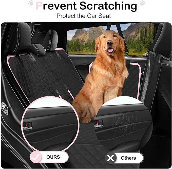Dog Car Seat Cover for Back Seat