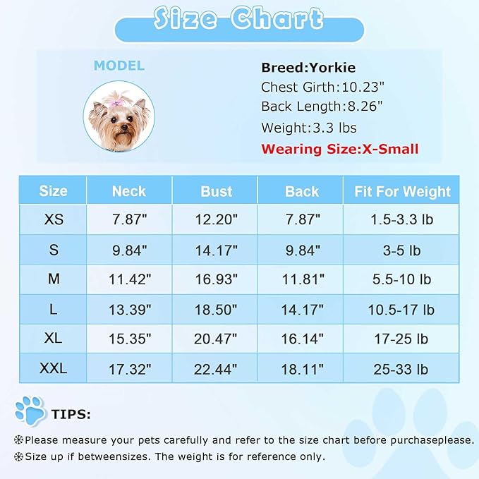 Dog Pajamas Pjs Spring Summer Dog Clothes for Small Dogs Girl Boy Soft Stretchy Puppy Clothes Onesie Cat Pet Jammies Outfit (Blue Dinosaur