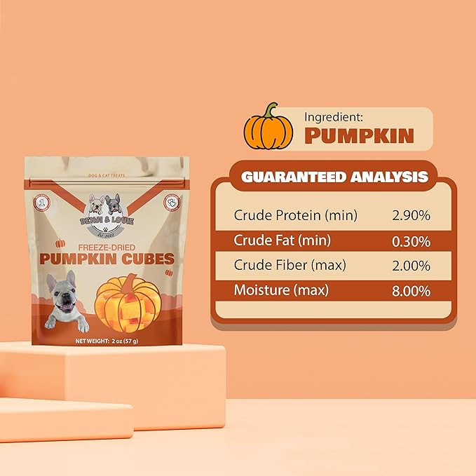 Benji & Louie Freeze Dried Pumpkin 2 oz
