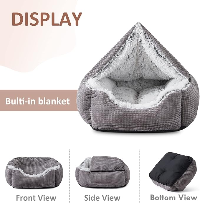 MIXJOY Dog Beds for Small Dogs (20 inches,