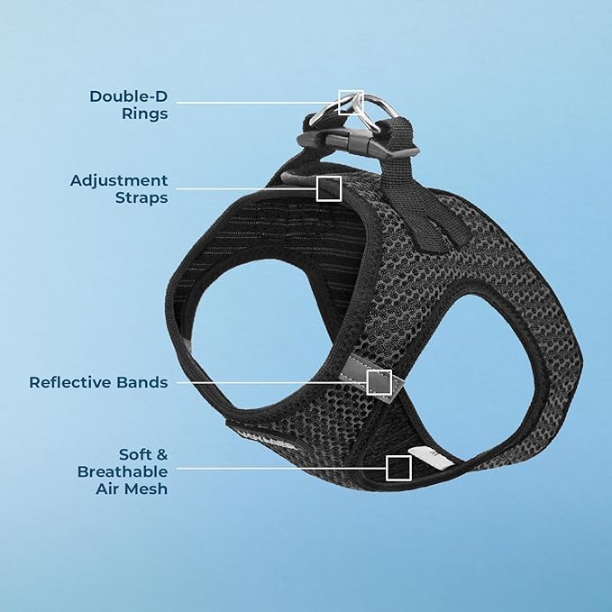 Voyager Step-in Air Dog Harness 2-Tone), L 18-20.5")