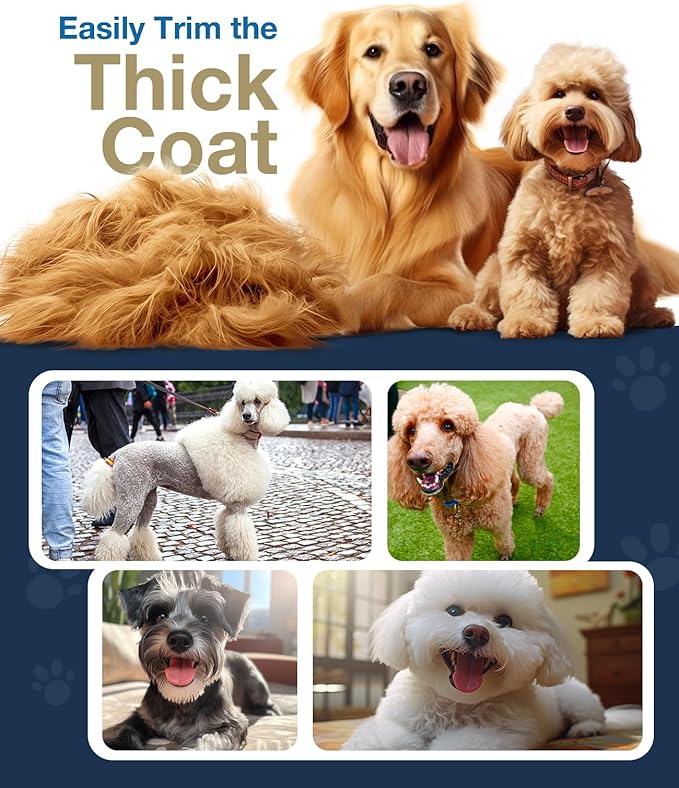 oneisall Dog Clippers for Grooming for Thick Heavy