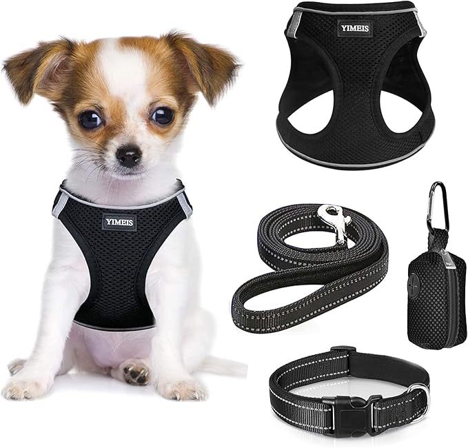 YIMEIS Dog Harness and Leash Set 1)