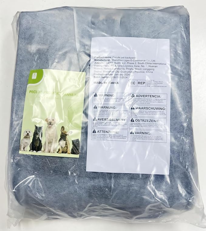 Pecute Pet Carrier Backpack with Shade Cover