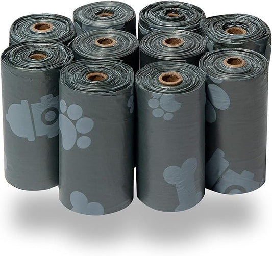 Best Pet Supplies Dog Poop Bags (150 Bags) for Waste Refuse Cleanup