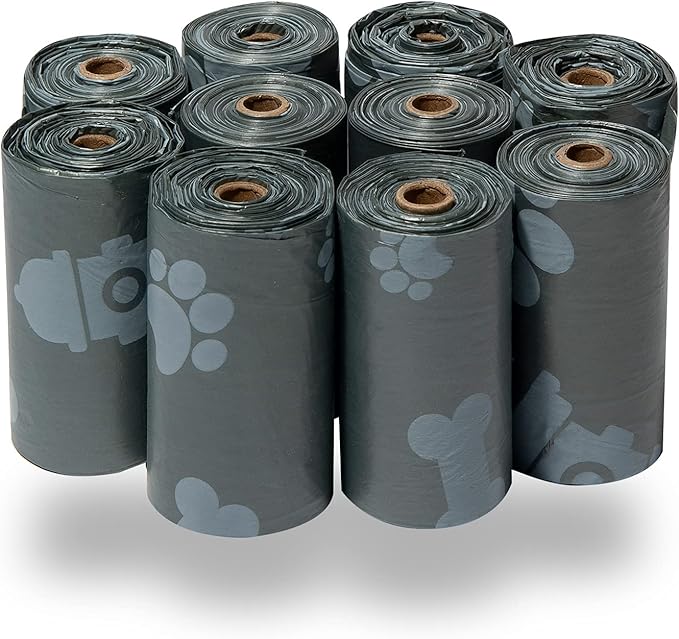 Best Pet Supplies Dog Poop Bags (150 Bags) for Waste Refuse Cleanup