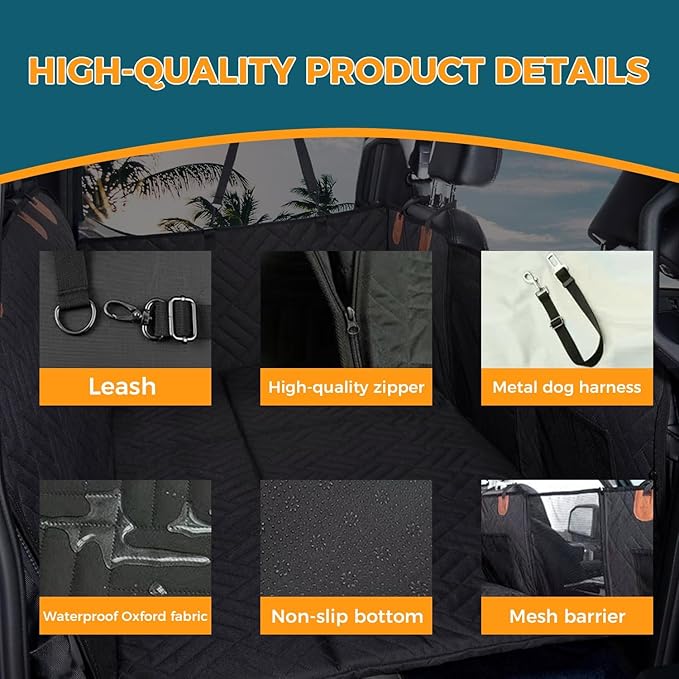 Extra Large Dog Car Seat Cover for Truck