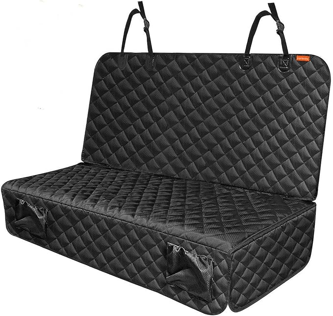 Dog Back Seat Cover Protector for SUV Trucks Cars Protector(Black1)