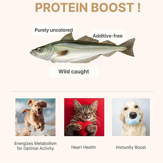 Puppyluv Low Salted Pollack Fish Snacks