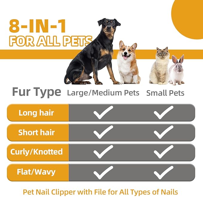 Dog Brush for Shedding 9 PCS