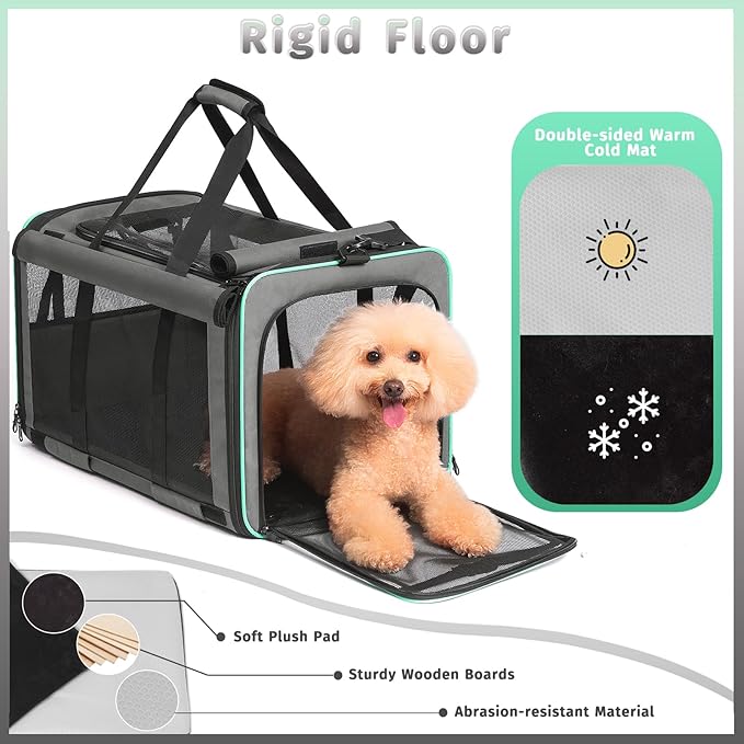 Pet Carrier 2 Cats, 30 lbs,