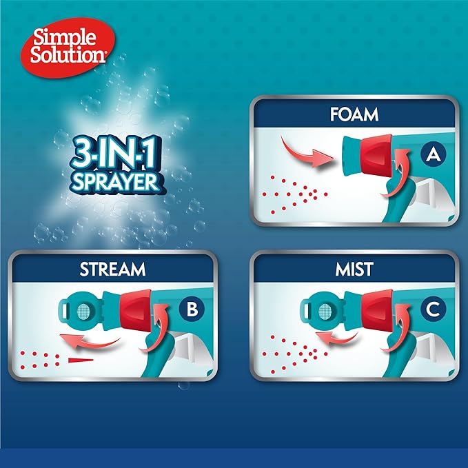 Simple Solution Extreme Pet Stain and Odor Eliminator Spray 3X Pro-Bacteria 32 oz