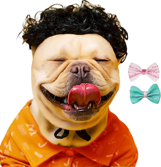 Funny Dog Wig Pet Costumes