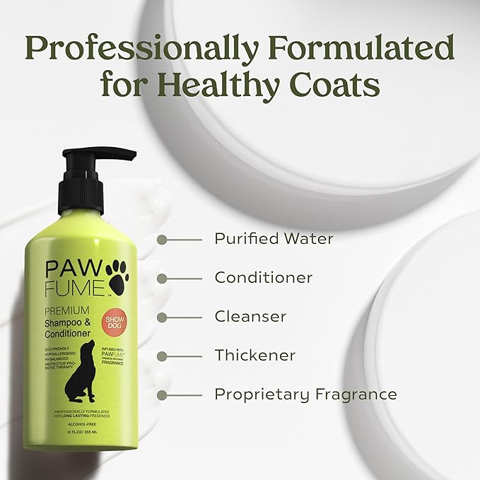 Pawfume Dog Shampoo and Conditioner – Hypoallergenic Dog
