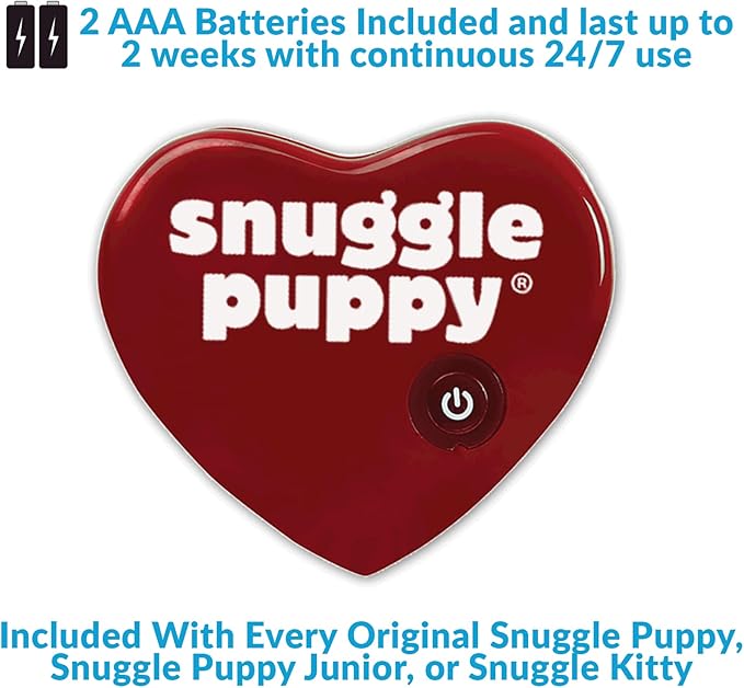 SmartPetLove Original Snuggle Kitty Heartbeat Stuffed Toy for Cats by Snuggle Puppy. Pet Anxiety Relief and Calming Aid in Tan Tiger